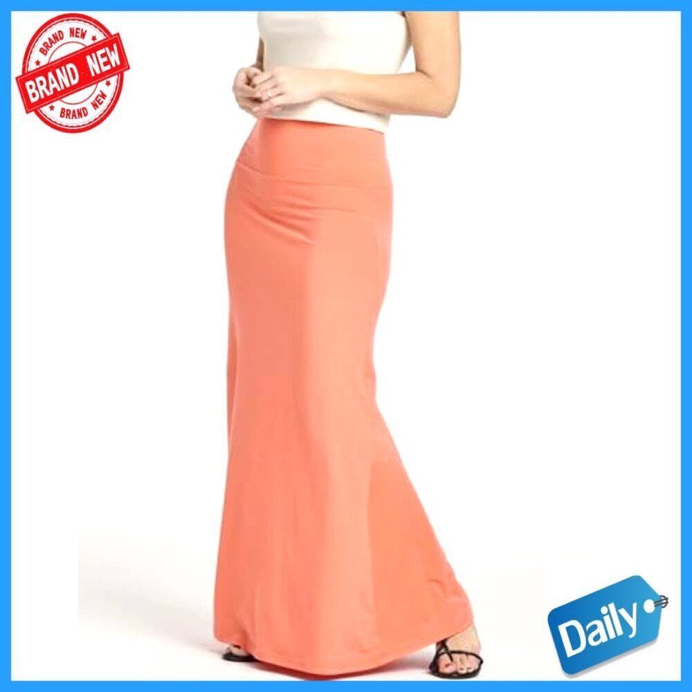 3 Pack Ultra-Soft Flowy Maxi Skirts High Waisted Plus Size Long - Picture 2 of 7